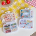thumbnail image 6 of Tgbvmt Portable Household Divider Box Travel Mini Storage Box Transparent Cute Organizer Multiple Compartments Food Grade Plastic Pill Box Jewelry Hardware Small Items Sorting Case for Home Travel, 6 of 6