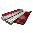 thumbnail image 3 of American Mah Jongg Set by Linda Li - Black Quilted Soft Bag - 166 White Engraved Tiles, 4 All-In-One Rack/Pushers, 3 of 9