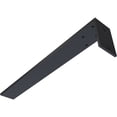 thumbnail image 6 of Ekena Millwork 2 1/2"W x 22"D x 4"H Hidden Support Steel Heavy Duty Bracket w/ Back Plate, Powder Coated Black, 6 of 10