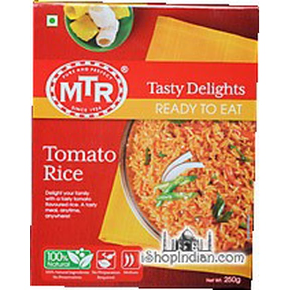 MTR Tomato Rice (Ready-to-Eat) 10.5 oz box Pack of 2