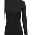 thumbnail image 3 of FashionOutfit Women's Basic Lightweight Thermal Turtleneck Top, 3 of 3