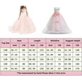 thumbnail image 5 of Girls Pageant Long Dress Kids Tulle Prom Gowns Luxury Wedding Birthday Party Princess Long Dresses, 5 of 6