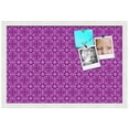 thumbnail image 2 of PinPix ArtToFrames 22x14 Custom Cork Bulletin Board    Poster Board Has a Fabric Style Canvas Finish, Framed in Satin White Frame (PinPix-595), 2 of 5