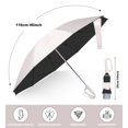 thumbnail image 5 of Inverted Umbrella with Carabiner Handle, Wind Proof Umbrellas For Rain, 46 Inch Portable Reverse Folding Umbrella, Car Umbrella for Women Men, 10 Ribs, 5 of 5