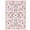Pink, variant on Washable Area Rug 8x10ft, Low-Pile Non-Slip Boho Floral Rug - Stain-Resistant Indoor Carpet for Living Room, Bedroom, Farmhouse, Playroom