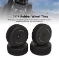 thumbnail image 4 of 1/14 RC Car Tyres, 2.87in Diameter 4 Pieces RC Car Tires  For Replacement, 4 of 8
