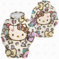 thumbnail image 2 of Style Sport Paresseux Chandail Polyester Hello Kitty Imprimé Chemise à Capuche Décontractée Femme Nouveau Harajuku Chandail à Capuchon Femme Chandail HOEMLIN, 2 of 7