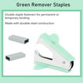 thumbnail image 3 of Gold Acrylic Stapler, Desktop Stapler, 25 Sheet Capacity, includes 1000 Staples and Staple Remover, 3 of 12