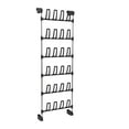 thumbnail image 1 of Neu Home 12 Pair Over The Door, Space Saving, Organizer, Storage, for Closet or Bedroom Shoe Rack, Black, 1 of 2