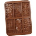 thumbnail image 5 of Moulds 6 In 1 Silicone Biodegradable Silicone Wax Melting Non Stick Homemade Protein And Energy Bar, 5 of 5