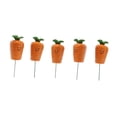thumbnail image 2 of 5pcs en miniatura zanahorias artificiales decoraciones resina modelos de zanahoria suministros de la fiesta estatuas de adornos para casa de muñecas, 2 of 8