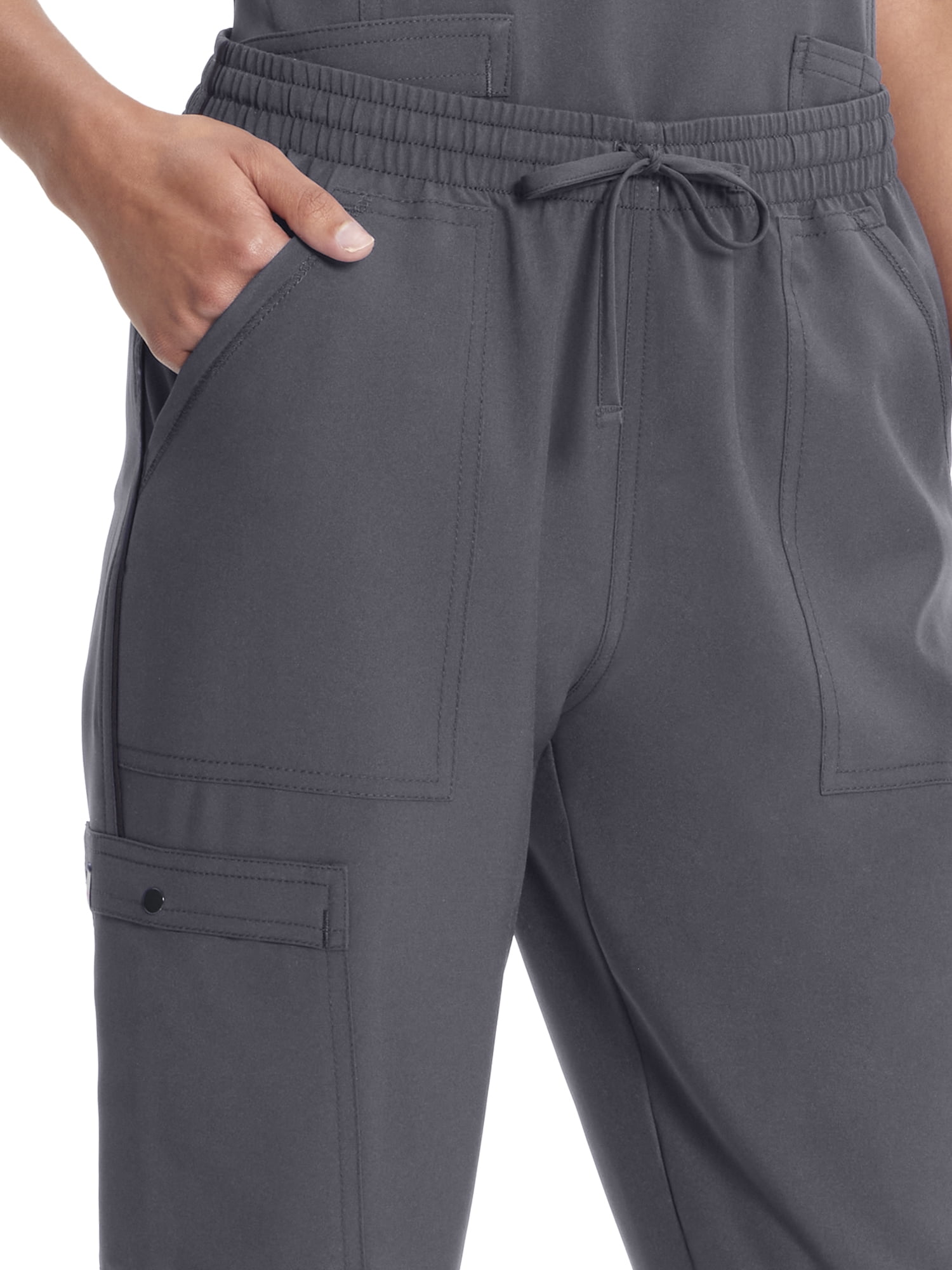 Scrubstar Women's Ethical Fabric Stretch Drawstring Jogger Cargo Scrub Pant, Sizes XS-3XL