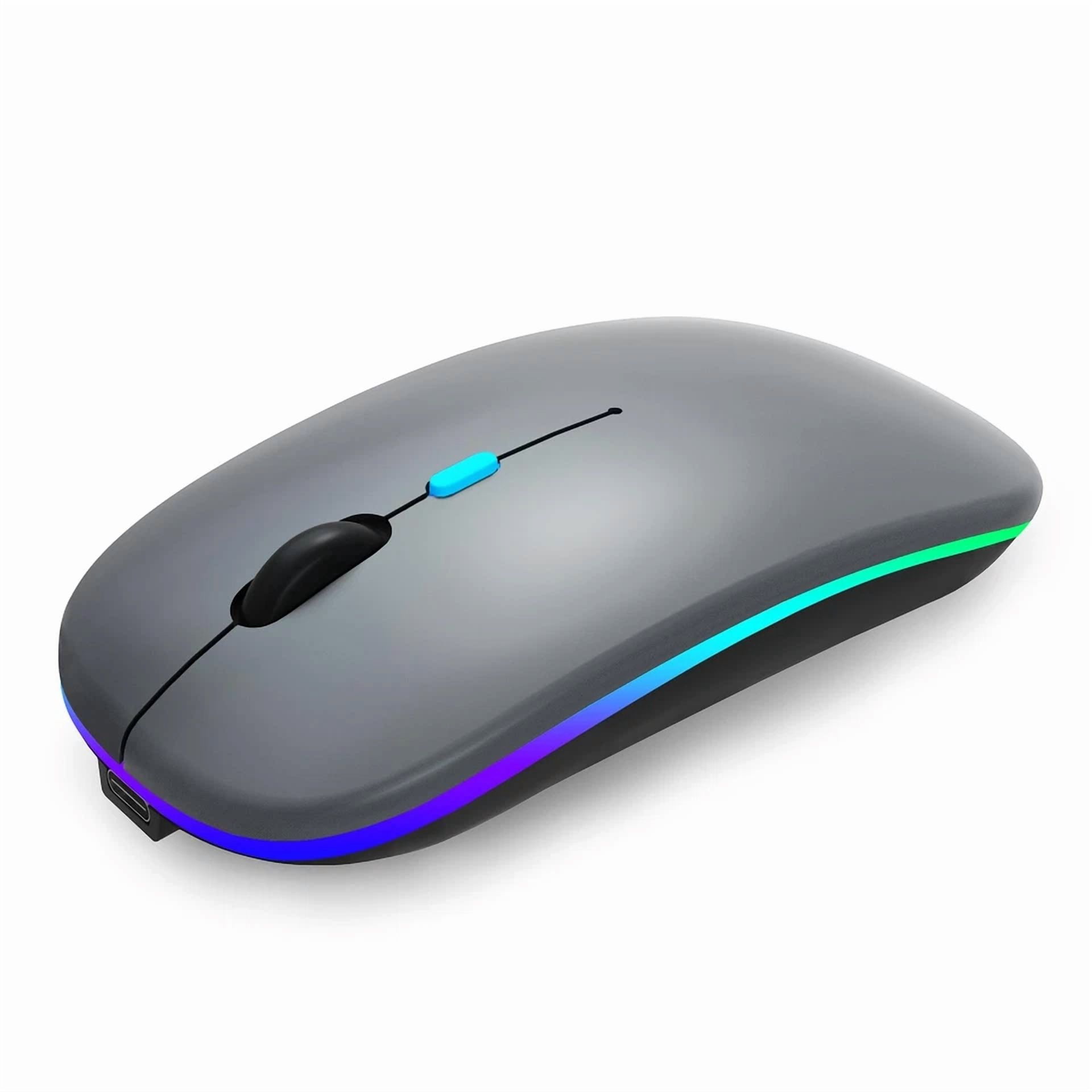 CIRCLE- Wireless Bluetooth Mouse Rechargeable Led Mice Silent Slim Laptop Pc Mac Mouse