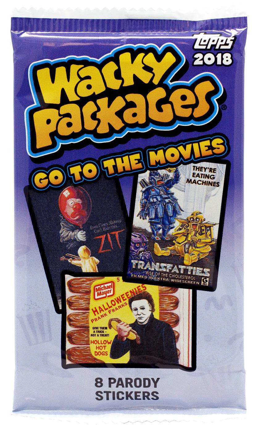20 PACK LOT 2018 TOPPS WACKY PACKAGES GO TO THE MOVIES  PACKS 