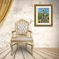 thumbnail image 3 of Wavra, Robert 25x32 Gold Ornate Wood Framed with Double Matting Museum Art Print Titled - Chickadees And Sunflowers, 3 of 4