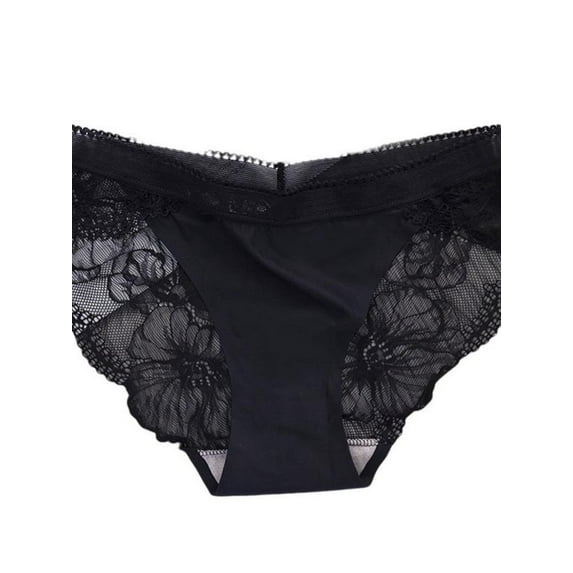 Women's Underwear Lace Bikini Panties Silky Comfy Lace Briefs