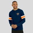 thumbnail image 6 of Men's Darius Rucker Collection by Fanatics Navy Chicago Bears Waffle-Knit Raglan Long Sleeve Henley T-Shirt, 6 of 6