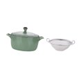 thumbnail image 2 of Tarro para manteca de cerdo, olla para ensalada, portátil, con asa doble, fácil de limpiar, caja bento, tazón para cereales para dormitorio, hogar, Verde, 2 of 8