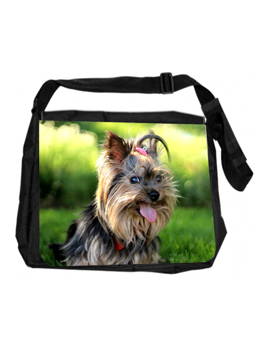Accessory Avenue School Bag Dog Yorkie Puppy Kids Messenger Bag for