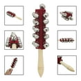 thumbnail image 4 of 2Pcs Sleigh Bells Christmas Musical Bells Musical Percussion Hand Sleigh Bells 21 Bells Percussion Instruments Enduring, 4 of 9
