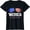 Black, variant on Merica Sunglasses with USA Flag for Independence Day Gift T-Shirt