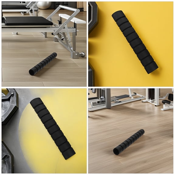 MERRYHAPY Home Gym Pull-Up Bar with Soft Black Sponge Grip and Anti- Sleeves, 2 Pieces for Fitness Workouts