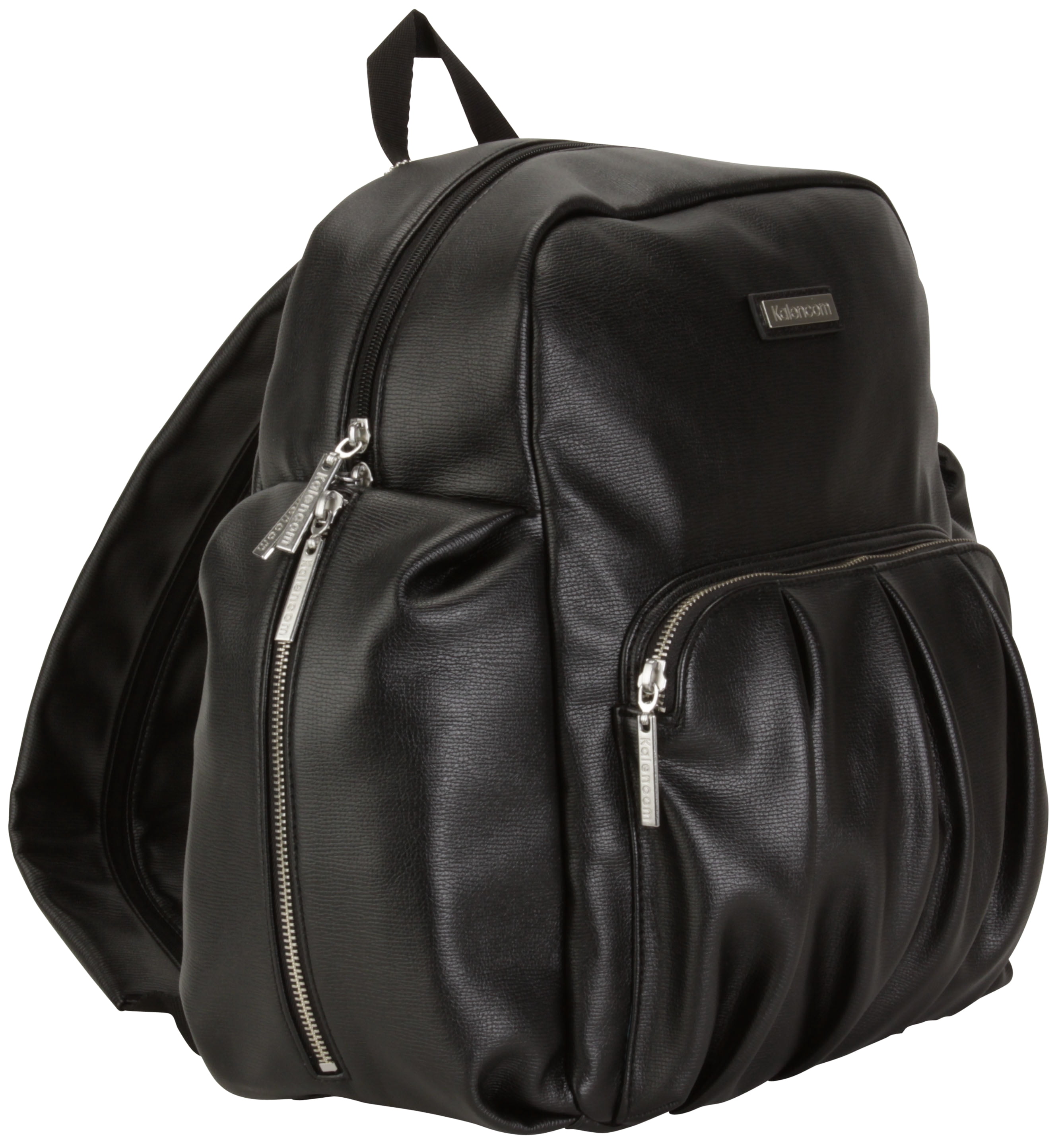 Kalencom Chicago Backpack / Urban Sling Diaper Bag in Black Vegan