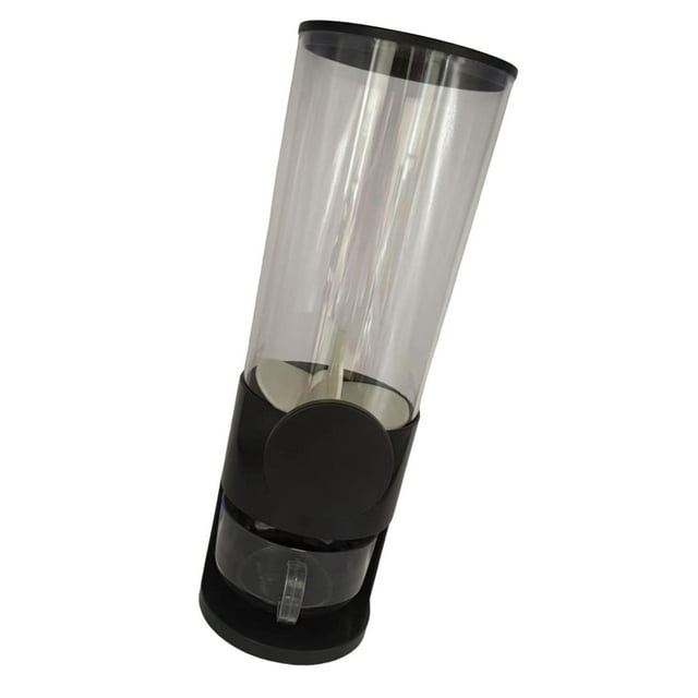 Dispensador de cereales, contenedor de almacenamiento de alimentos de 3 l, contenedor hermético multifunción, cubo de arroz para encimera, vestíbulo, Un solo barril