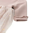 thumbnail image 4 of Nouveau-né Bébé Filles Robe de Bal Robe à Manches Longues Tulle Paillettes Épissées Maille Robe de Soleil, 4 of 6