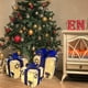 thumbnail image 5 of pstuiky Caja de regalo con luces navideñas, juego de tres piezas de guirnalda de luces LED navideñas para decoración de fiestas y ambiente navideño., 5 of 6