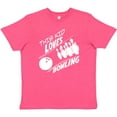 thumbnail image 3 of Inktastic This Kid Loves Bowling Youth T-Shirt, 3 of 5
