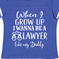 thumbnail image 4 of Inktastic Future Lawyer Like Daddy Boys or Girls Toddler T-Shirt, 4 of 5