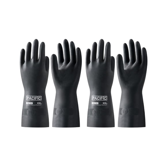 Guantes resistentes a productos químicos PACIFIC PPE Heavy Duty Rubber XXL