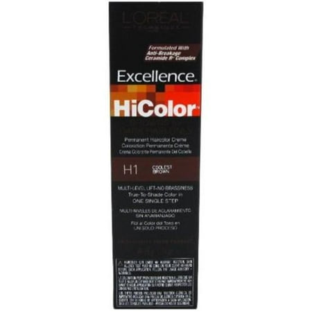 excellence oreal hicolor coolest oz brown pack walmart