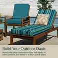 thumbnail image 3 of Stripe Poolside Chaise Lounge Cushion, 3 of 8