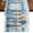 blue, variant on Lake Paddle Striped 120 Inch Table Runner, Watercolor Vintage Wood Grain Farmhouse Dresser Scarf Cotton & Linen Tablerunner for Dining/Kitchen Island/Holiday Party Décor 13" x 120"
