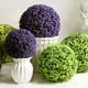 thumbnail image 5 of Planta de lavanda artificial simulación plástico prímula bola de paja topiario realista puerta colgante decoración de jardín Advancent HA8107-03B, 5 of 6