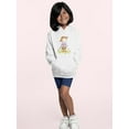 thumbnail image 2 of Girl With A Flower Basket Hoodie Juniors -Image by Shutterstock,  Small, 2 of 4