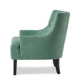 thumbnail image 4 of OakvillePark Vernonia Fabric Upholstered Accent Chair, Teal, 4 of 8