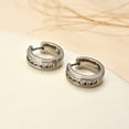 thumbnail image 2 of G23 Titanium Hoop Hinged Earrings for Sensitive Ears, Hypoallergenic Huggies Earrings for Men and Women, 2 of 5