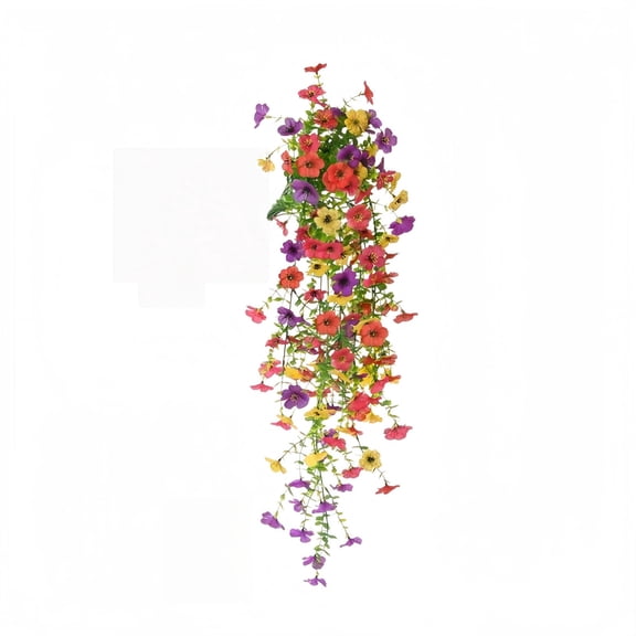 SUYOLL Realistic Artificial Flower Arrangement Faux Floral Bouquet For Home Living Room Vase Wedding Party Event Table Centerpiece Decor