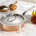 thumbnail image 5 of Lagostina Martellata Copper 3-Ply Cookware Set, 11-piece, 5 of 5