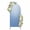 SteelBlue, variant on Blue Ombre Arch Backdrop Cover 6FT, Modern Minimalist Gradient Aesthetic Spandex Fitted Stretchy Arch Stand Covers, Round Top Chiara Backdrop Cover for Wedding Party Birthday Baby Shower