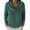 Green, variant on Women's Lightweight Cowl Neck Sweater, Casual Long Sleeve Waffle Knit Pullover with Relaxed Loose Fit, Breathable Soft Top for Fall Winter Daily Wear Black