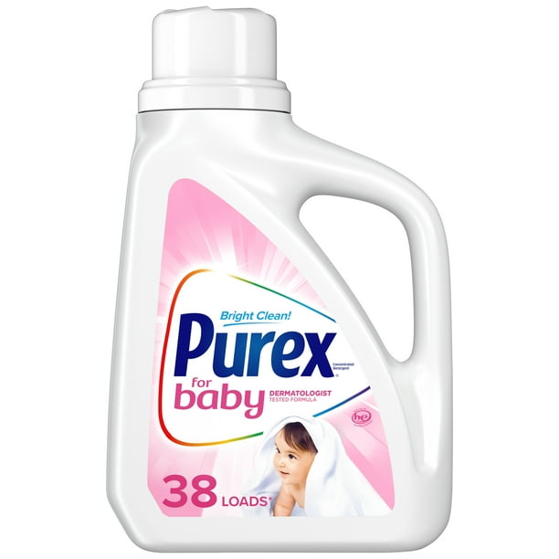Purex Liquid Laundry Detergent, Baby, 50 Fluid Ounce, 38 Loads