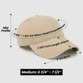thumbnail image 4 of TOPTIE 6 Panel Baseball Cap - Cotton Outdoor Hat for Sports, Sun, Daily Wear, Black Classic Cap for All Occasions, 4 of 8