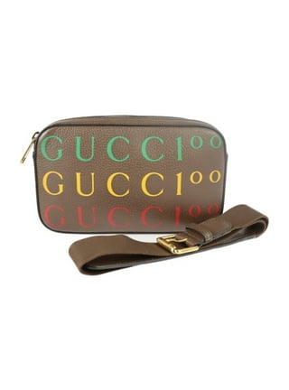 Gucci Turquoise Web Monogram GG Belt Bag Fanny Pack Waist Pouch 871507w, Women's, Size: One Size