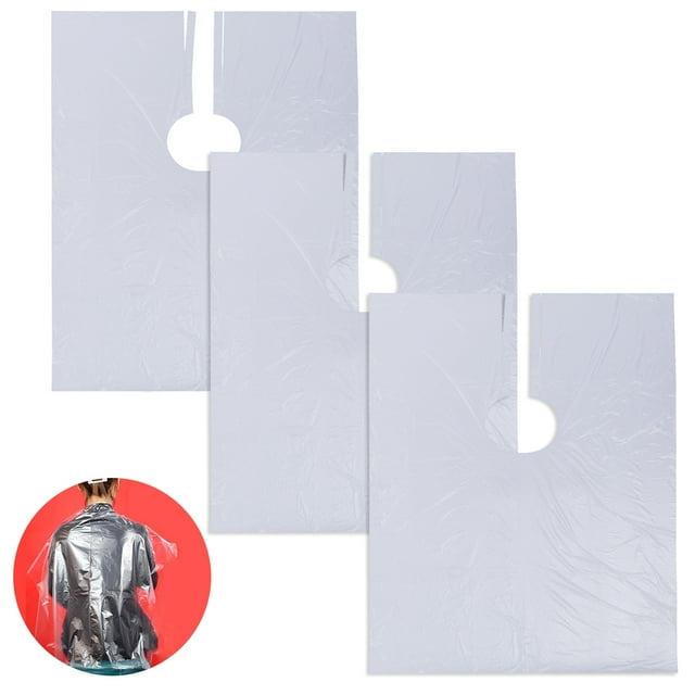 Cape de Coupe de Cheveux Imperméable Jetable pour Salon de Coiffure Maison