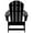 Black, variant on Polytrends Laguna Hdpe All Weather Outdoor Patio Rocking Chair (Set of 2) White
