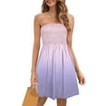 thumbnail image 2 of B91xZ Robes Décontractées pour Femmes 2024 Robe Chandail Sans Manches Col en V Robe Moulante Midi, Rose m, 2 of 5